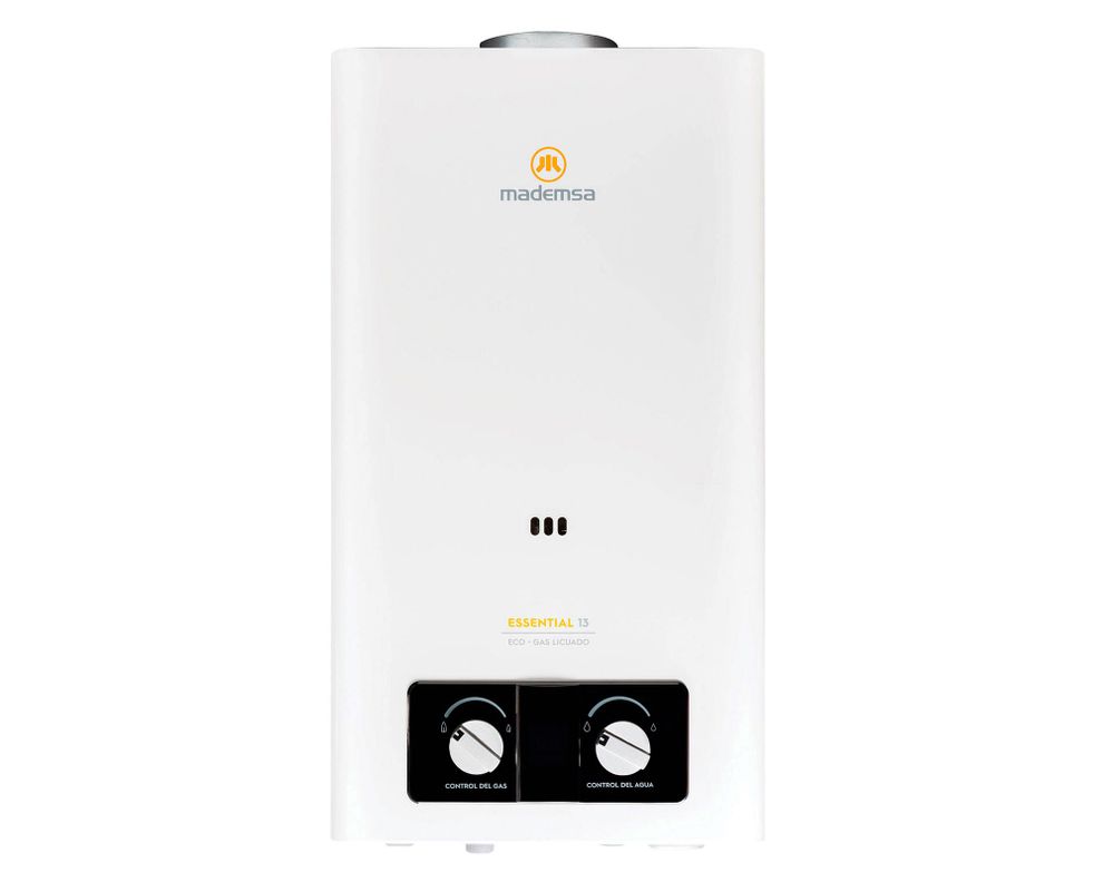 Calefont tiro natural Essential Eco 13 lt gas licuado