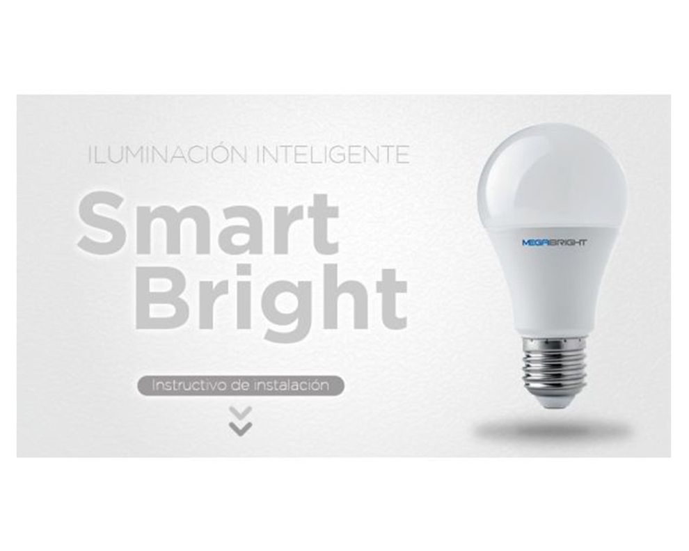 Ampolleta LED 10W E27 A60 SMART WIFI blanco Megabright.-3