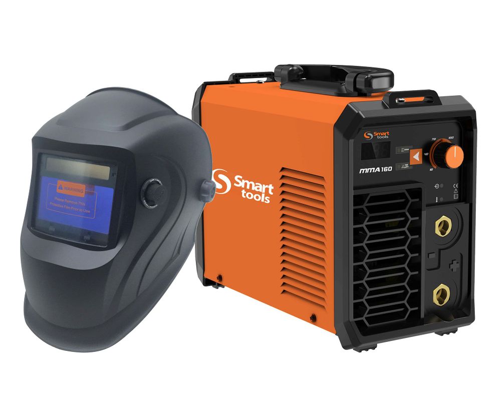 Soldadora Inverter 160 + máscara soldar Smart Tools.-1