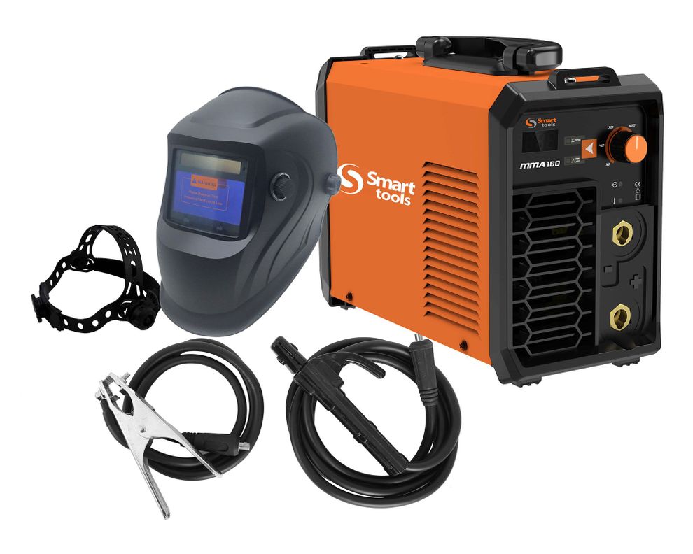 Soldadora Inverter 160 + máscara soldar Smart Tools.-0