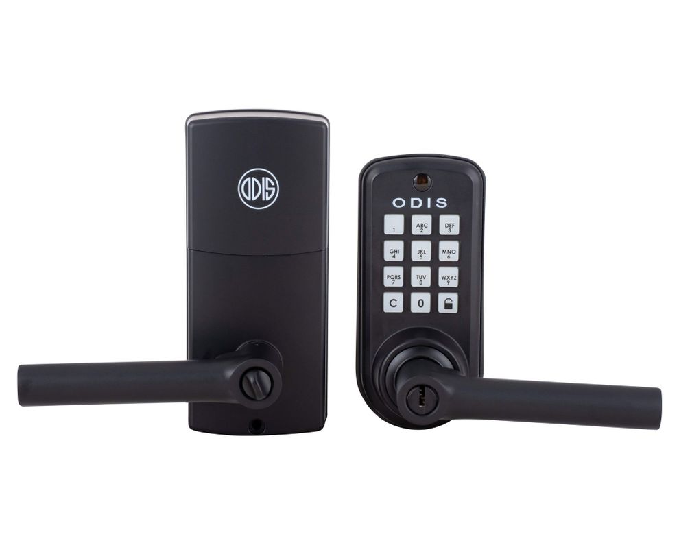 Cerradura digital manilla entrada 6600 negro Odis.-0