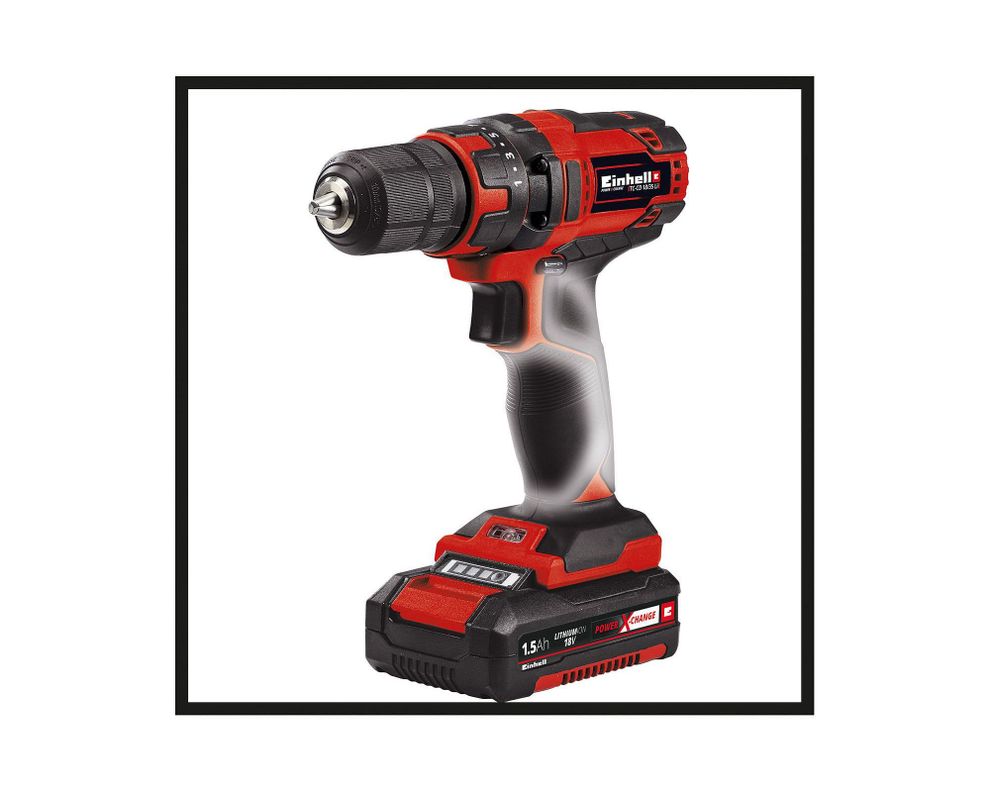 Taladro atornillador inalámbrico 18V 10mm TC-DC 18/35 Li + batería 1,5 Ah Einhell-2