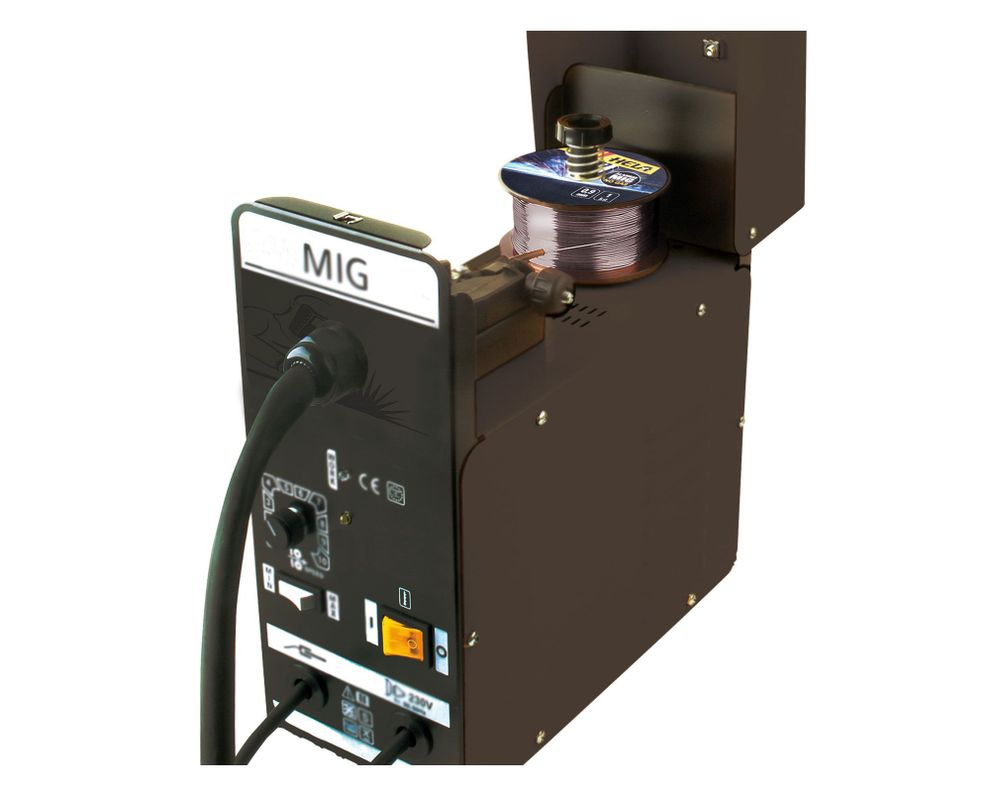 Alambre MIG 0,9 mm 1 kg Flux sin gas Hela-2