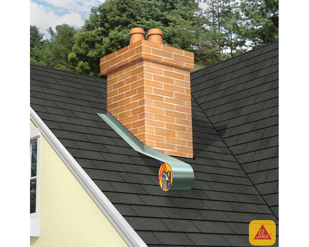 Cinta selladora tapagoteras 10 cm x 3 m Multiseal S plata Sika.-3