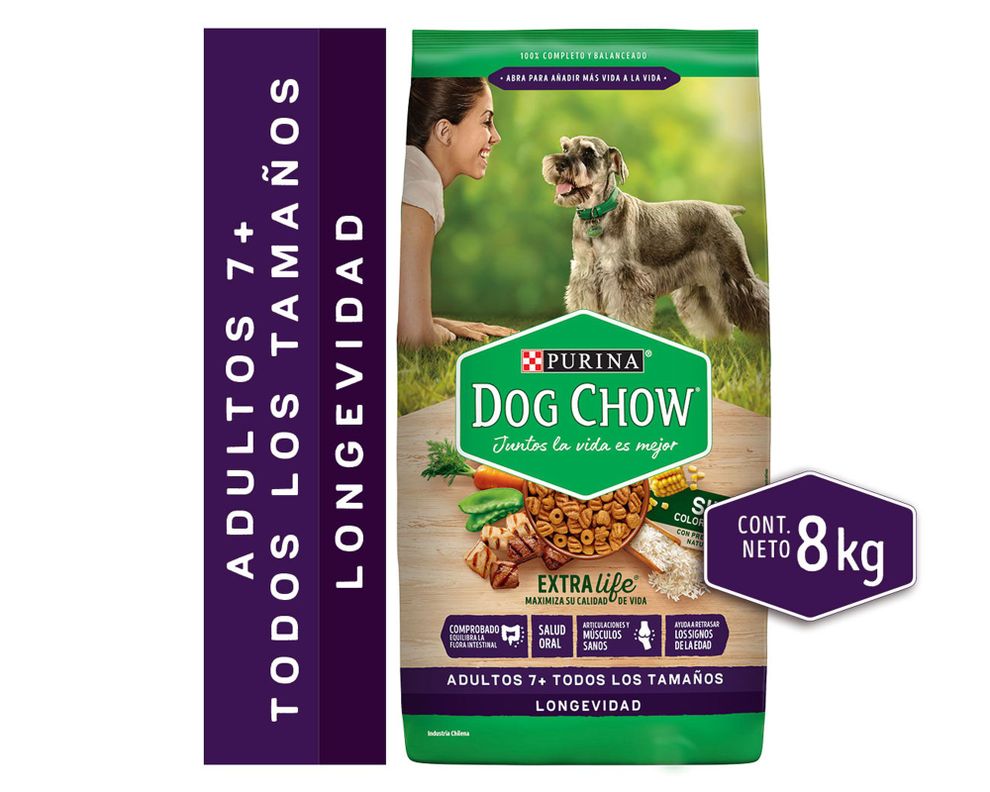 Alimento perro senior 8 kg Dog Chow.-0