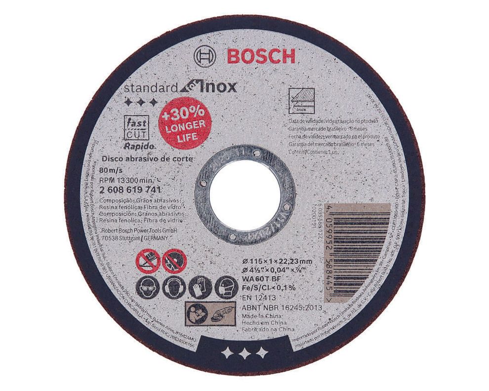 Disco de corte 115x10 mm Standard-0