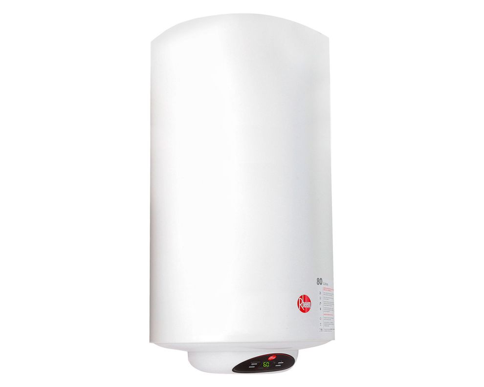 Termo eléctrico digital 80 litros blanco Rheem.-8