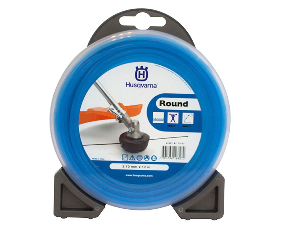 Nylon 2,7 mm x 12 m Husqvarna.-0