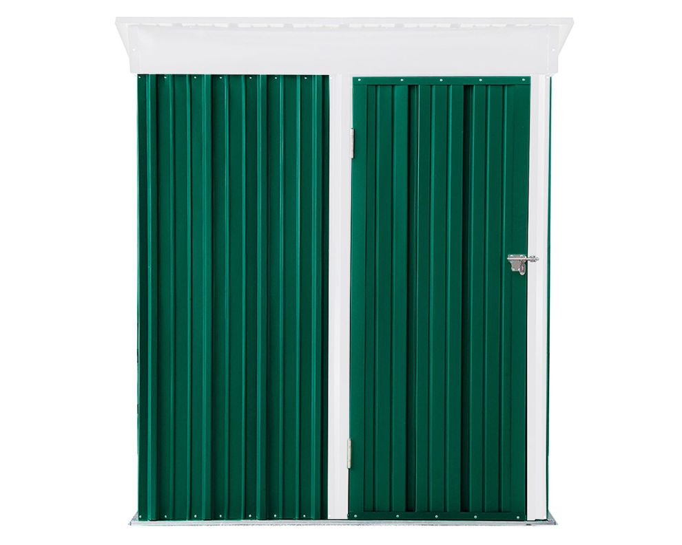 Bodega jardín con repisas 162x92x180 cm Boxshed verde-0