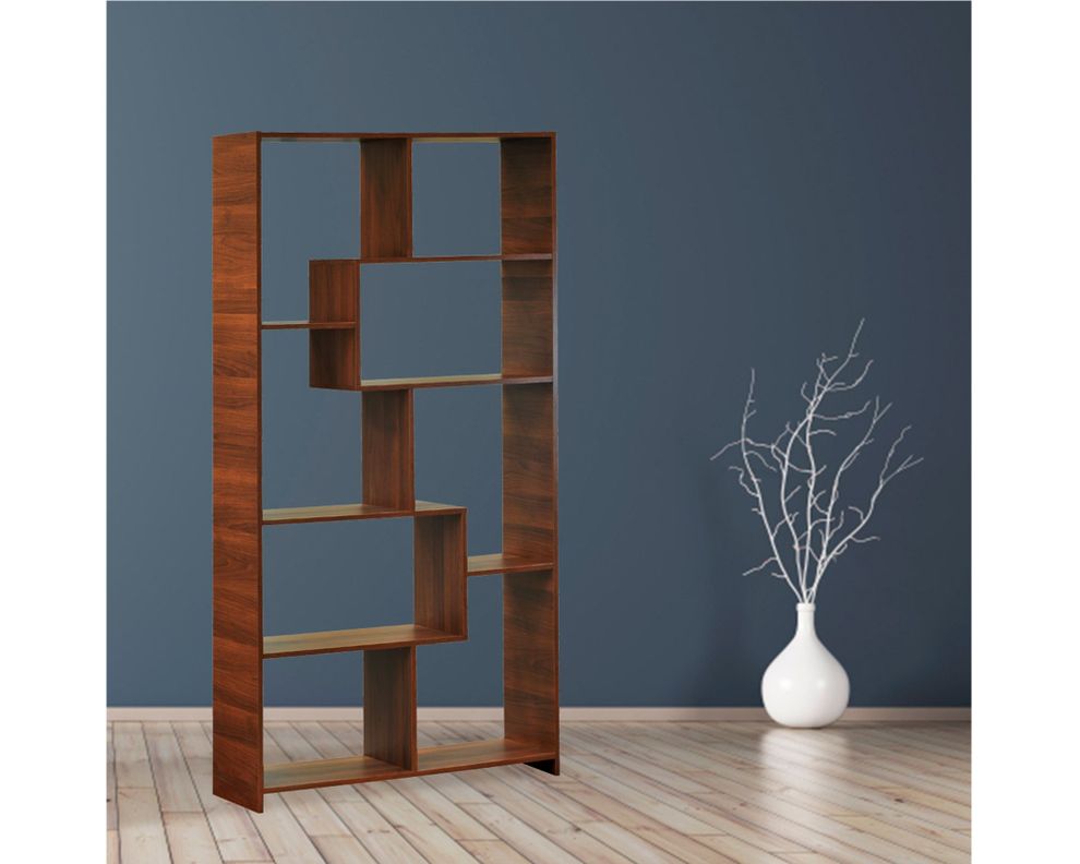 Librero Puzzle nogal Mobikit-3