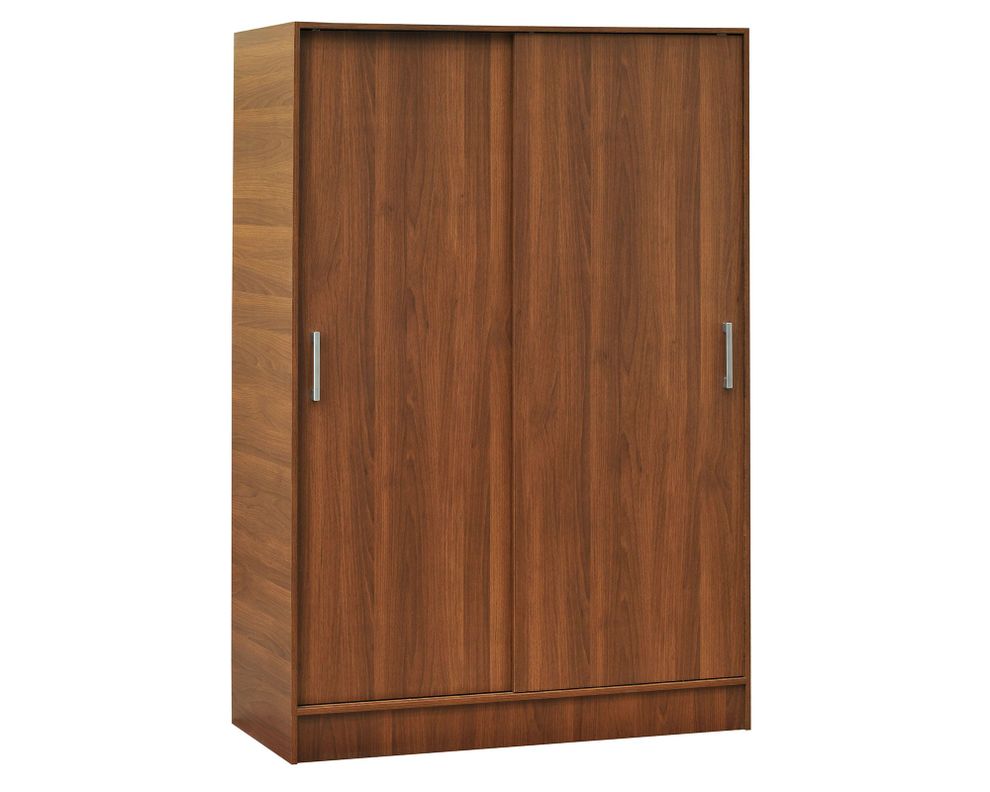 Ropero 2 puertas corredera nogal mate Mobikit-0