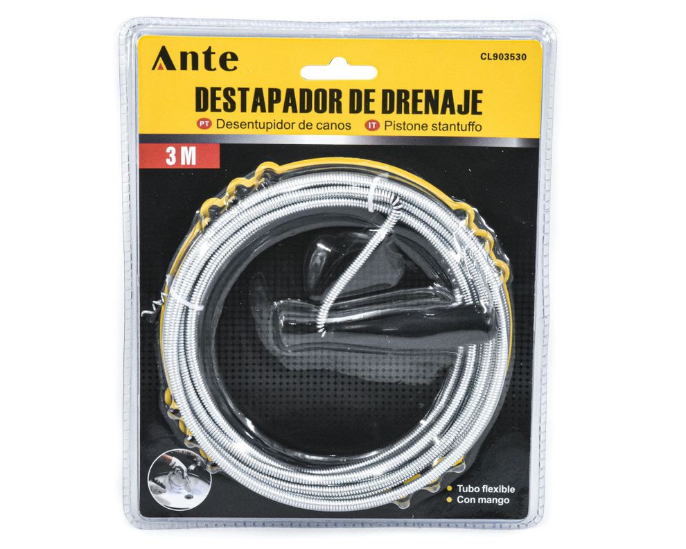 Destapador de tuberías 3 m DT3M Ante-2