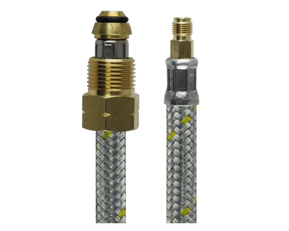 Regulador de gas 45 kg TRC-1936 gris + 2 flexibles-4