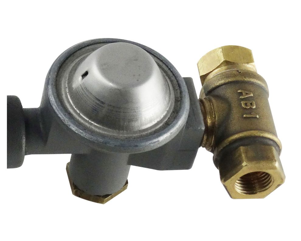 Regulador de gas 45 kg TRC-1936 gris + 2 flexibles-1