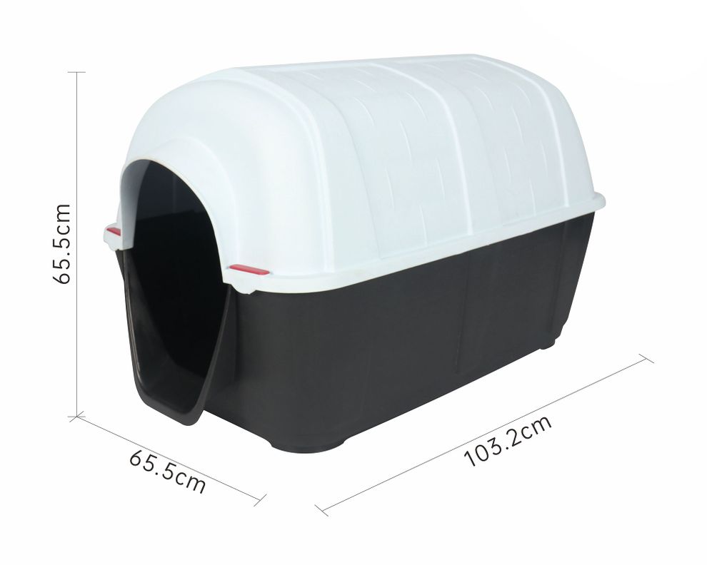 Casa perro 103.2x65.5x65.5 cm XL Básica curva Pet's fun-1