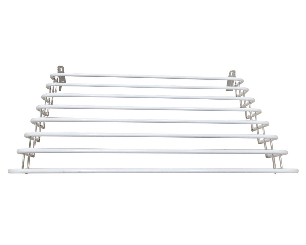 Tendedero plegable 80 cm blanco Cotidiana.-1