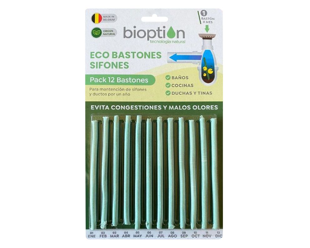 Eco bastón para sifones 12 unidades Bioption-0