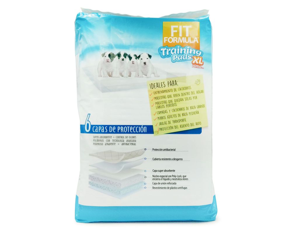 Sabanilla de entrenamiento 60x90 cm 30 unidades Fit formula.-3