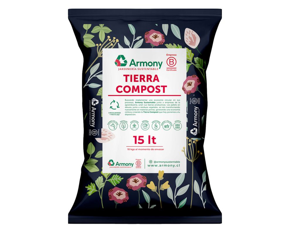 Tierra compost 15 litros Armony.-0
