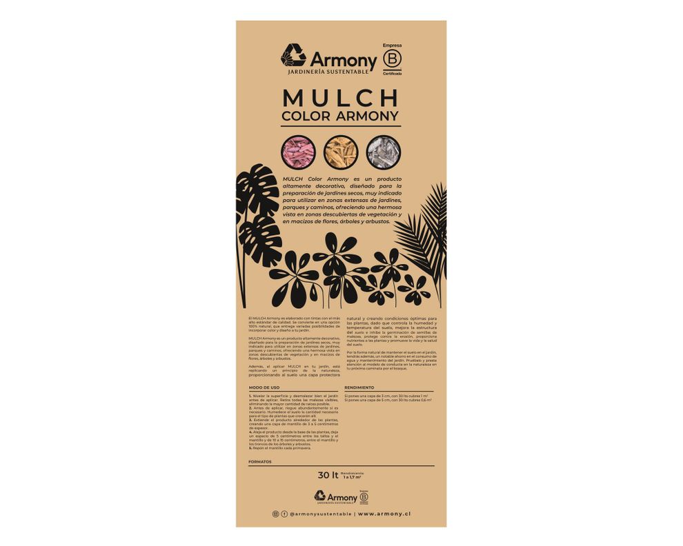 Mulch 30 litros Armony.-1