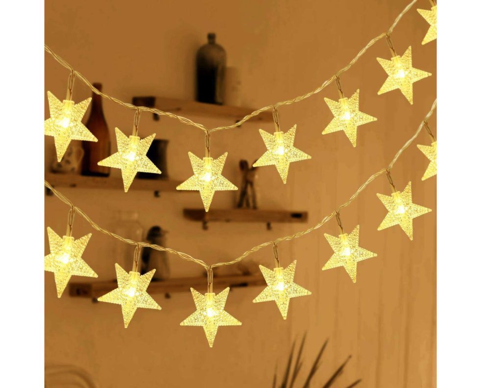 Guirnalda solar 20L estrellas Ledzone.-2
