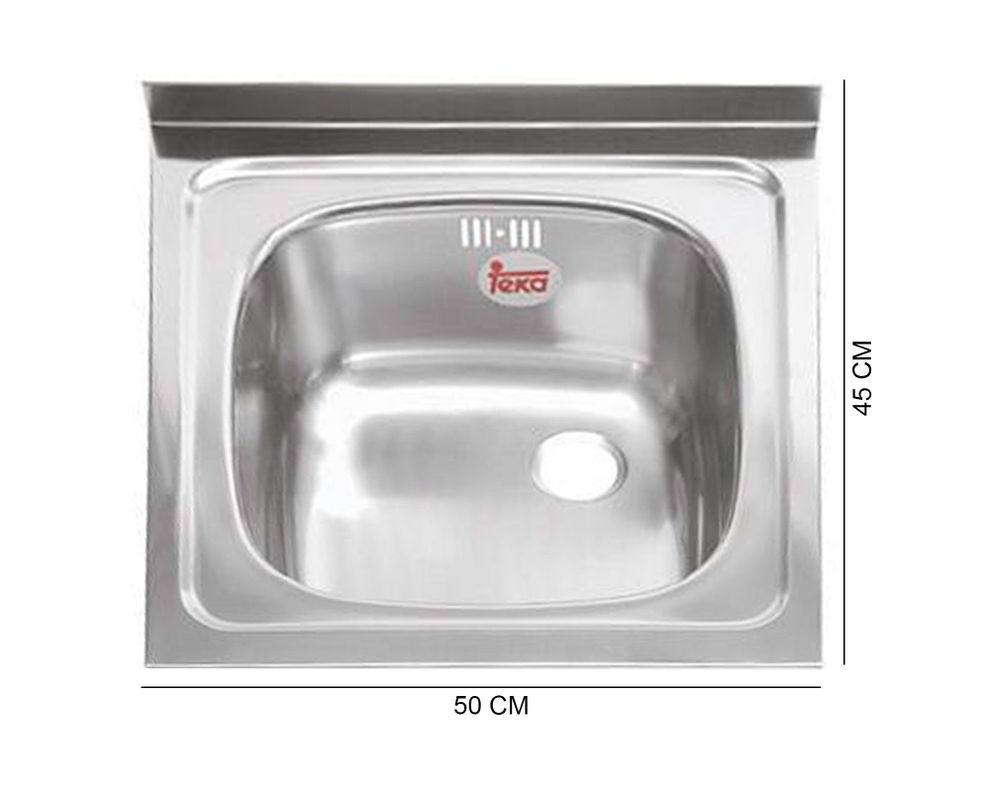 Lavaplatos sobreponer 50 cm inox Teka-3