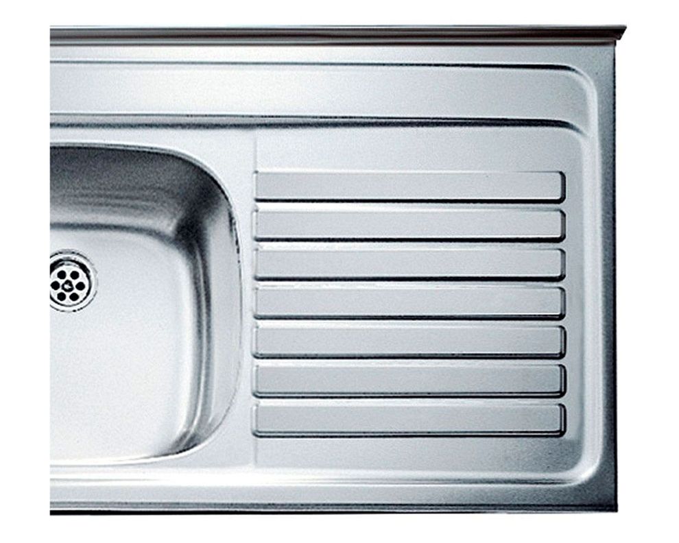 Lavaplatos doble sobreponer izquierda inox Teka-2