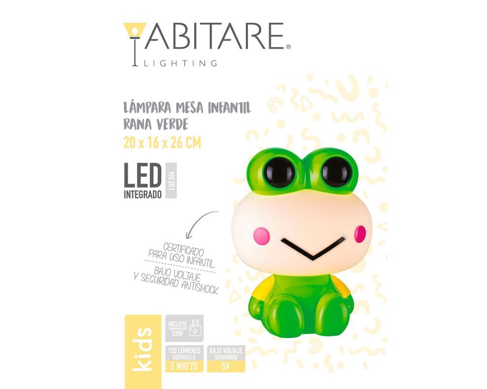 Lámpara de mesa LED luz día Rana Abitare-1