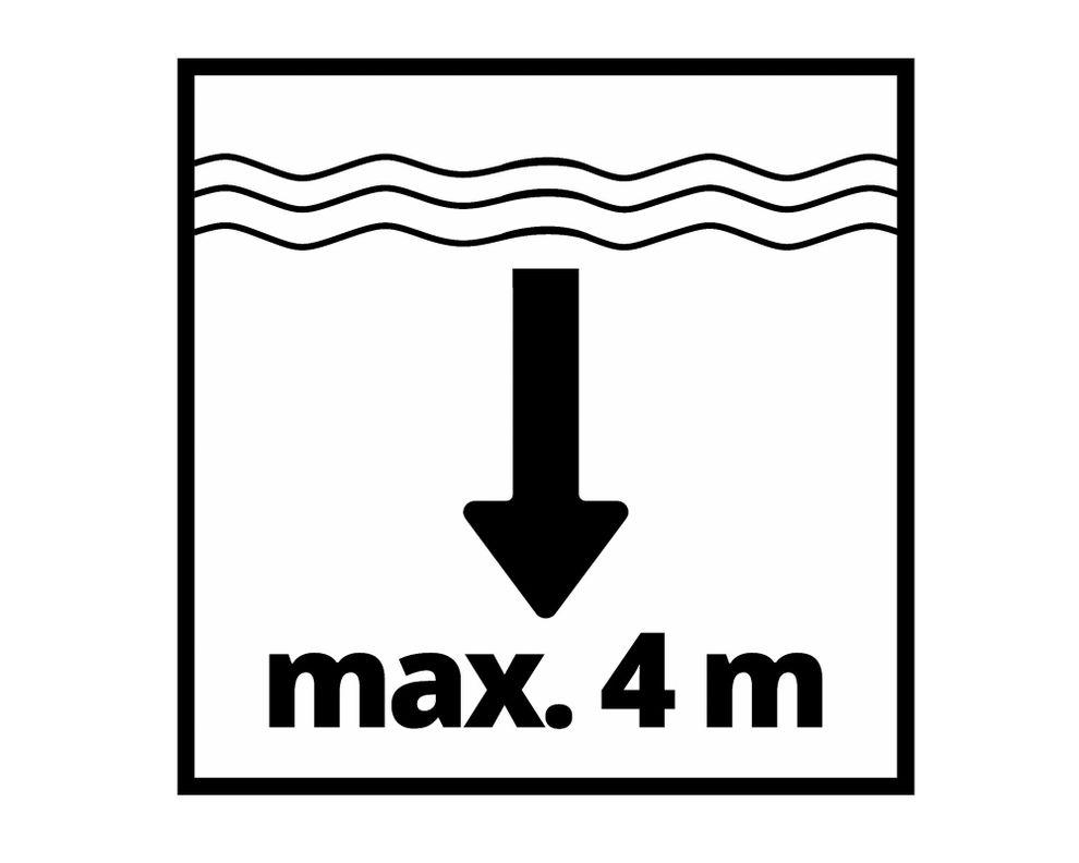 Bomba agua limpia inalámbrica GE-SP 18 Li - Solo Einhell-3
