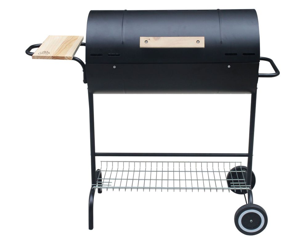 Parrilla a carbón con tapa-0