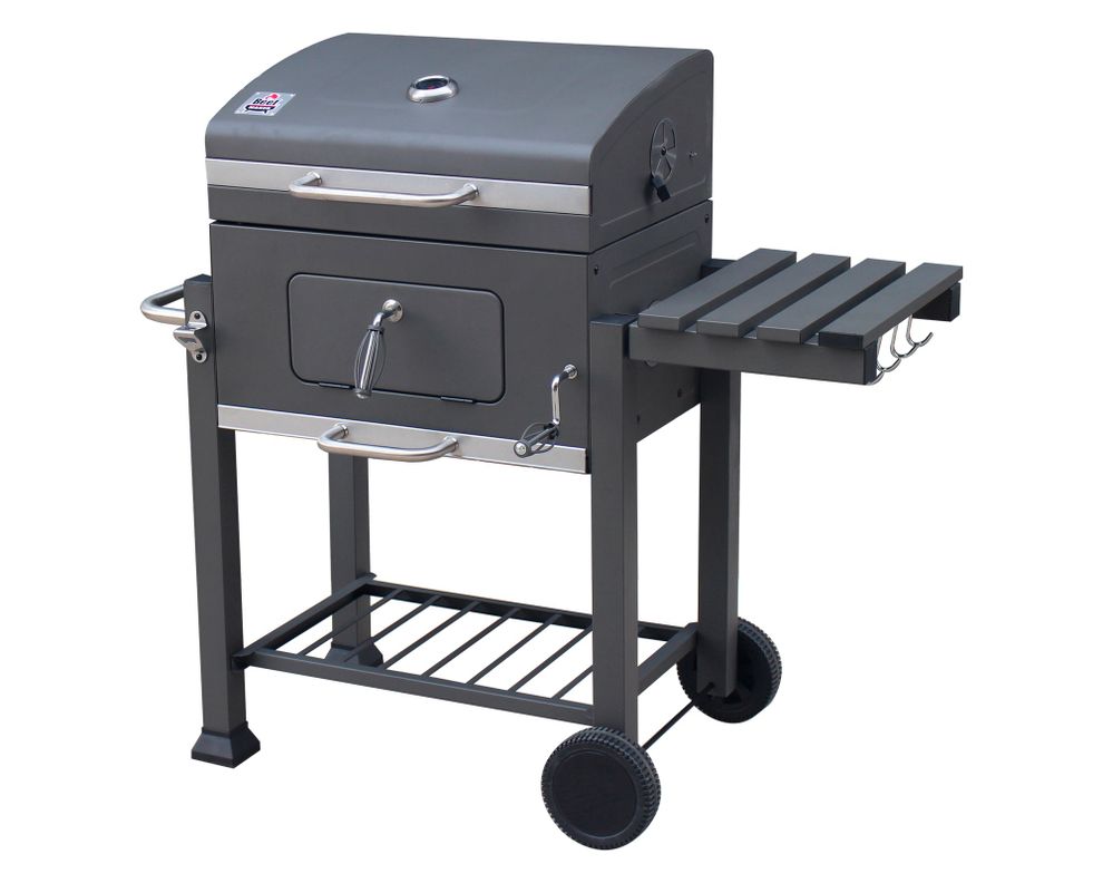 Parrilla a carbón Square negro-9