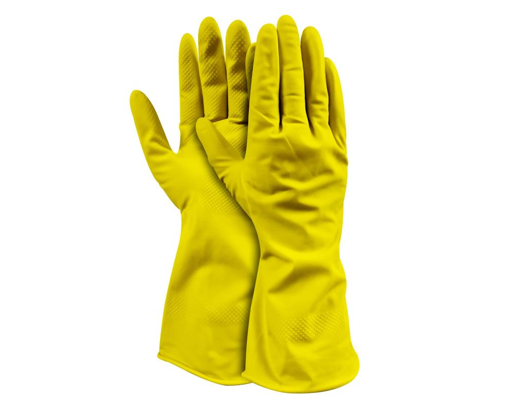 Guante látex doméstico amarillo EPP-0