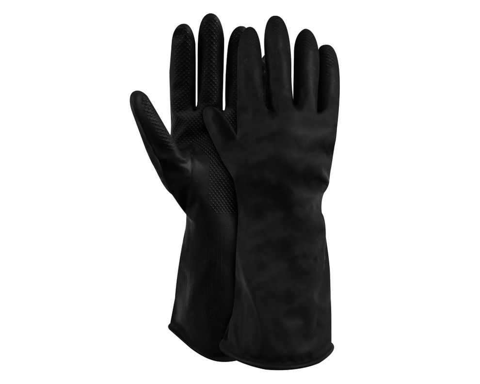 Guante látex industrial negro EPP-0