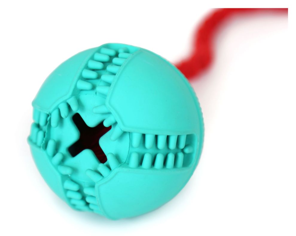 Juguete mascota 8 cm pelota cuerda BRNX-2