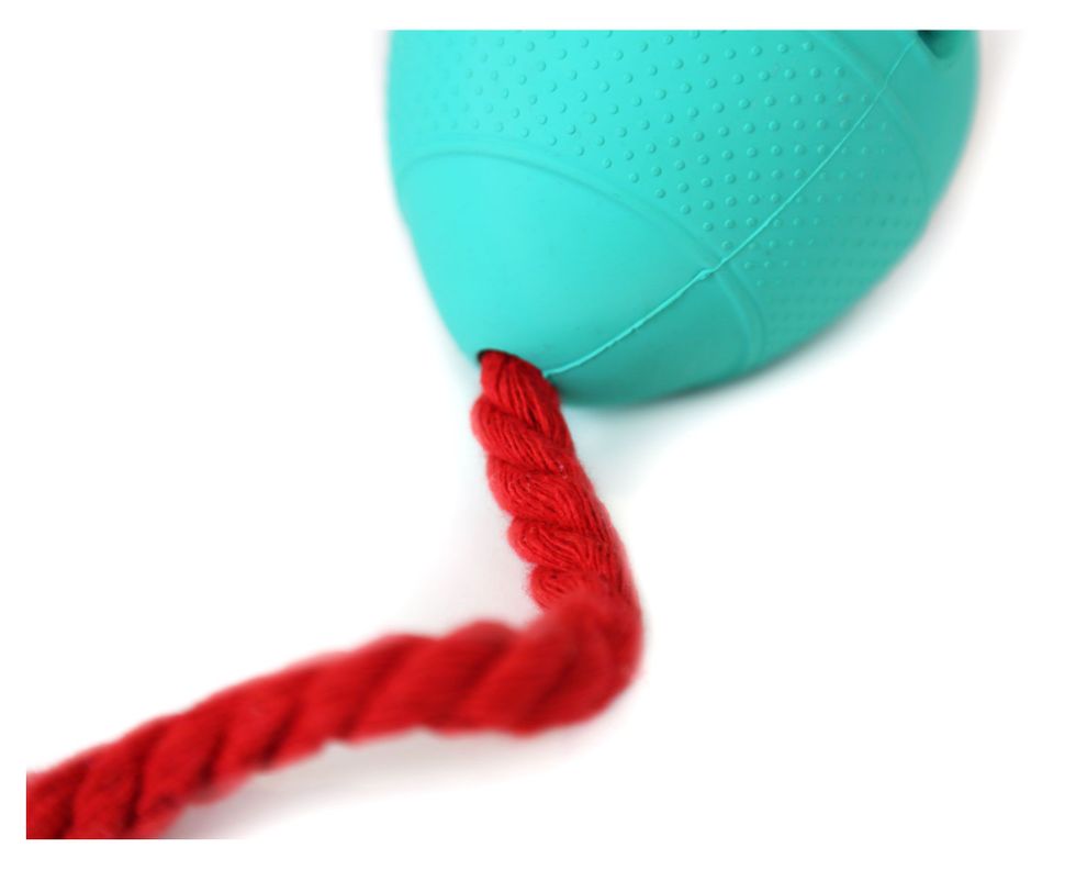 Juguete mascota 8 cm pelota cuerda BRNX-1
