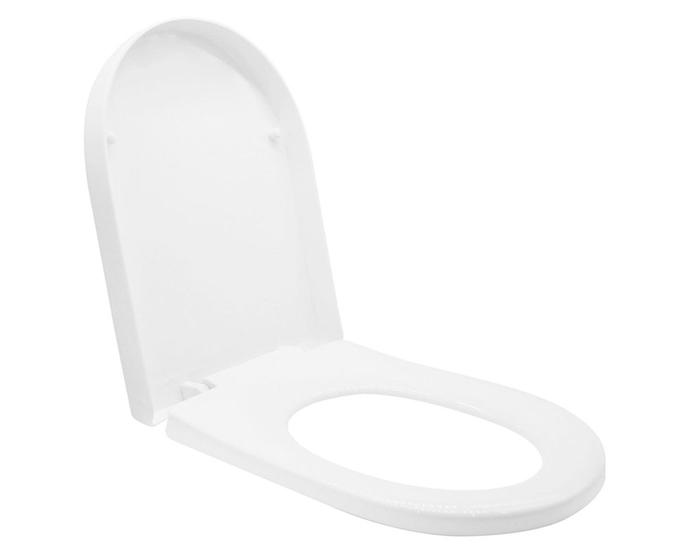 Asiento WC cierre suave Acros blanco-1