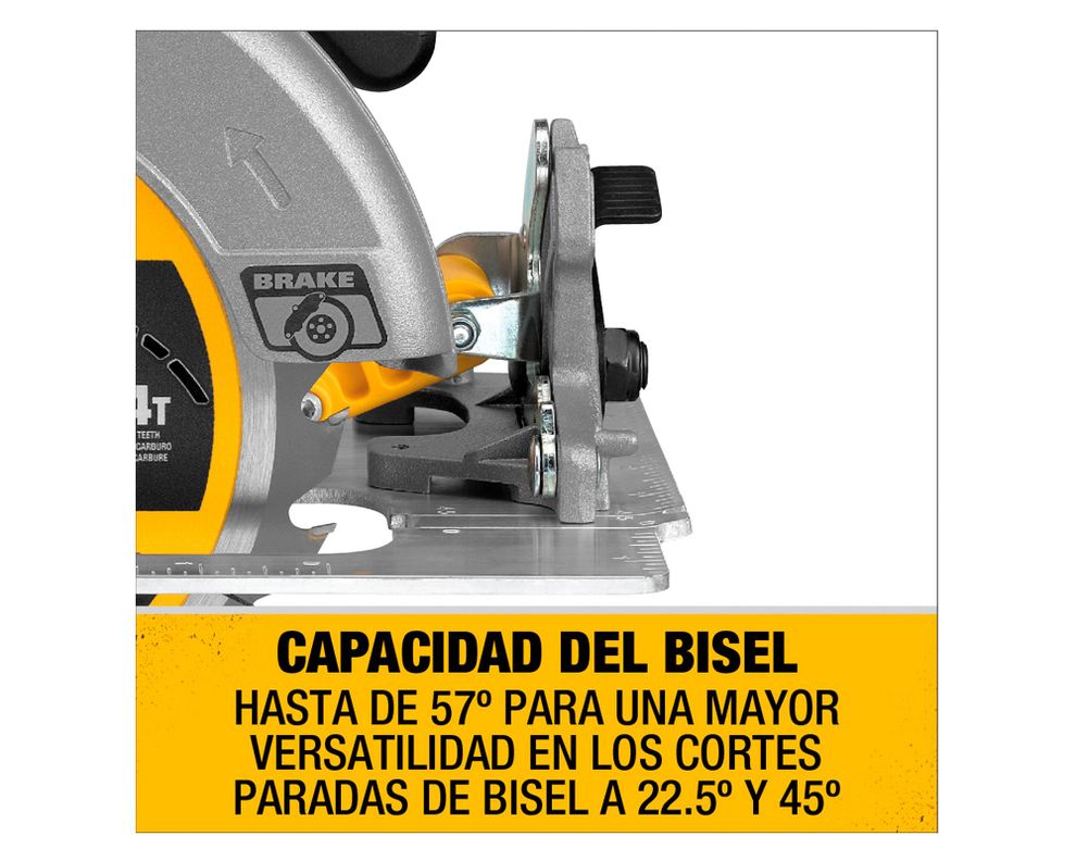 Sierra circular 7 1/4" 20V sin batería DCS570B-1