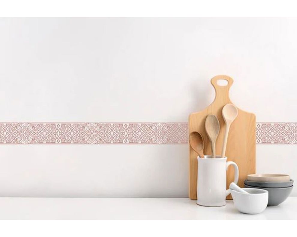 Cenefa adhesiva 5.5x46 cm Westeros beige 6 unidades-1