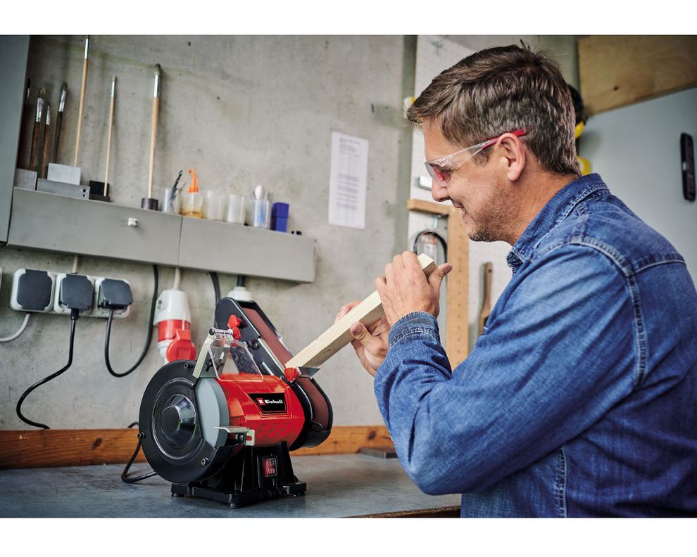 Esmeril lijadora de banco 150 mm 350W TC-US 350 Einhell-5
