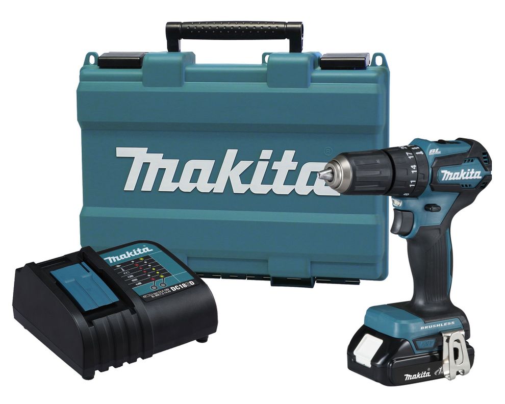 Taladro inalámbrico 13 mm 18V 1.5Ah DHP483SY Makita-0