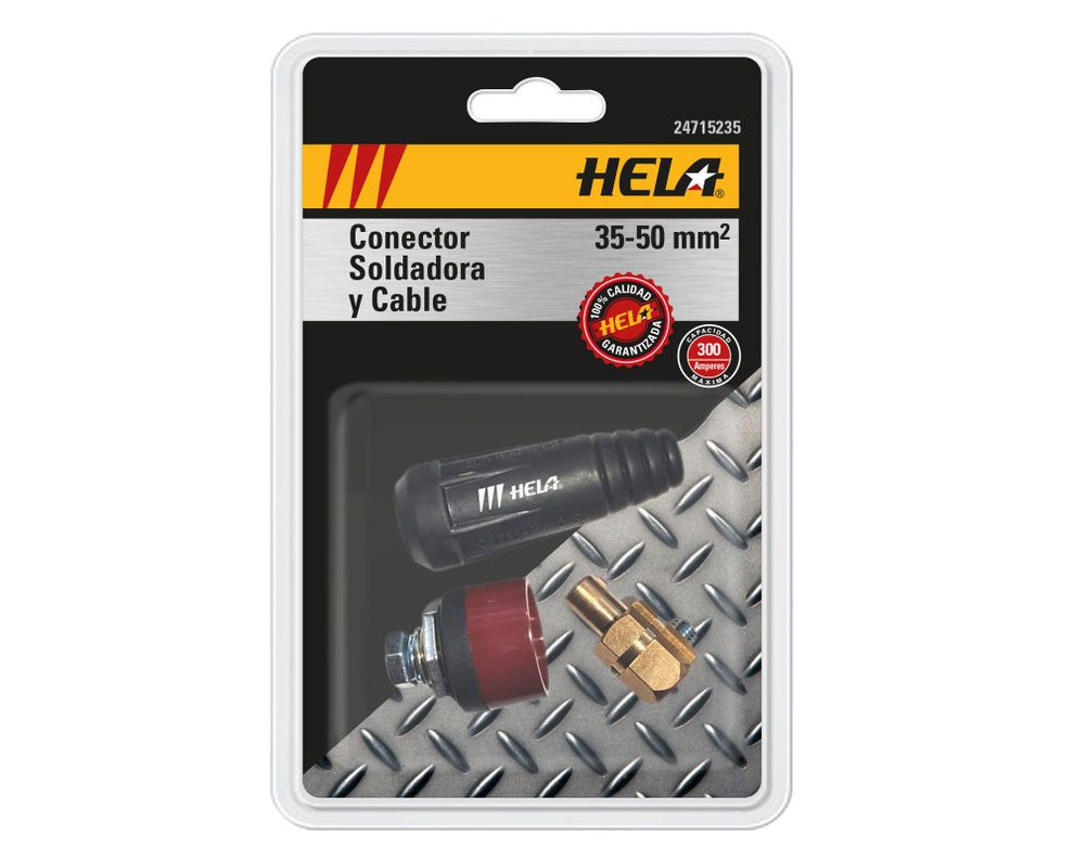 Conector soldadora/cables 35-50 mm Hela-2