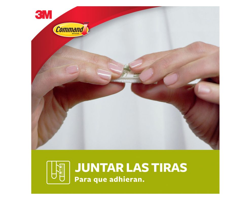 Tiras para colgar cuadros Rocky 4 pares blanco-1
