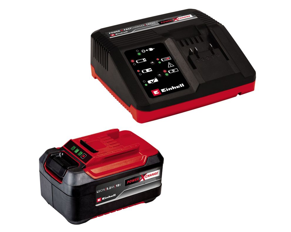Batería 5.2 Ah + cargador rápido PXC-Starter-Kit Einhell-0