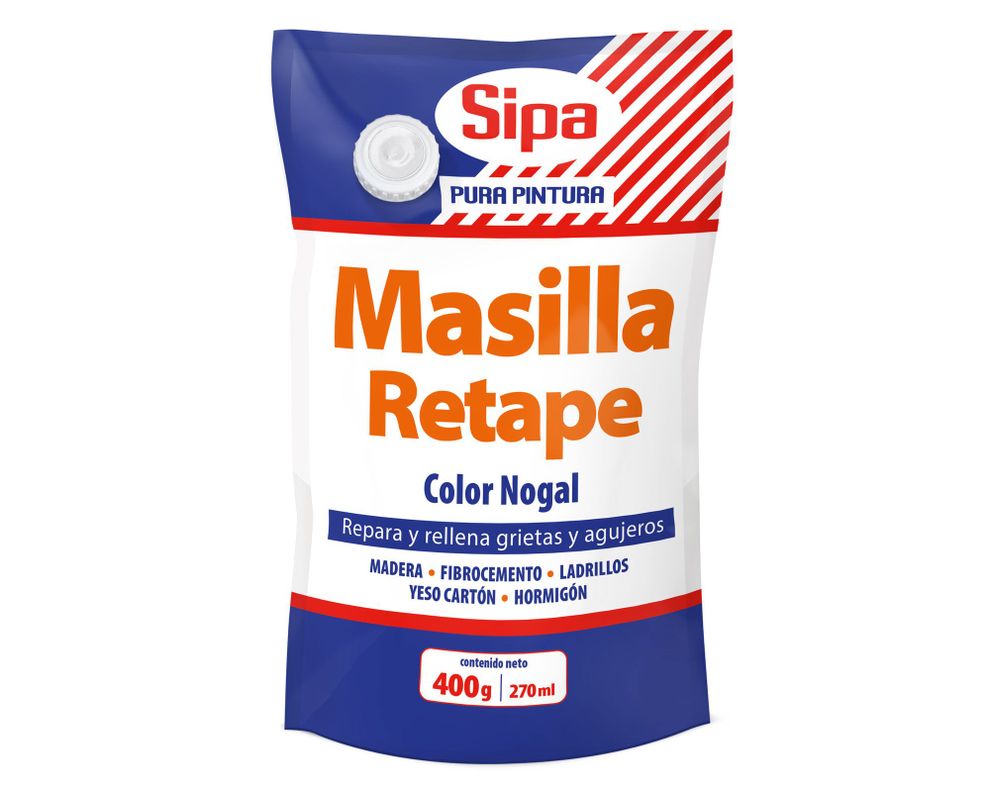 Masilla 400 gr Retape Nogal-0