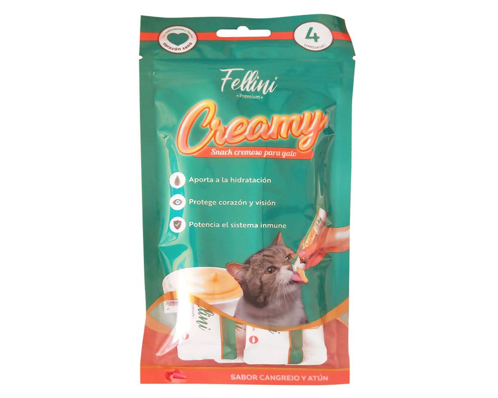 Snacks para mascotas Cangrejo y Atún 60 gr Fellini-0