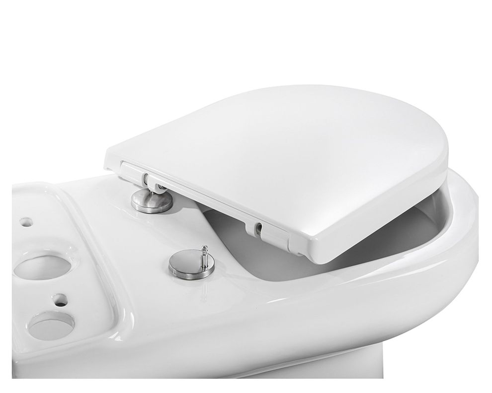 Asiento WC cierre suave Acros antibacterial blanco-2