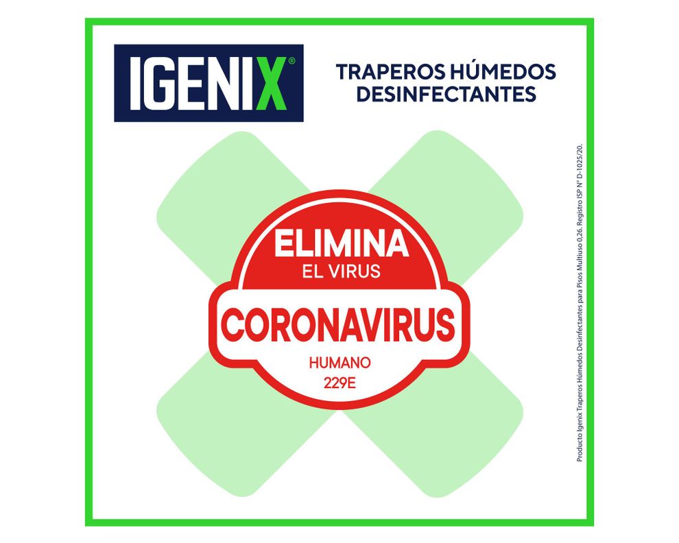 Trapero húmedo desinfectante multiuso Citrus Igenix-3