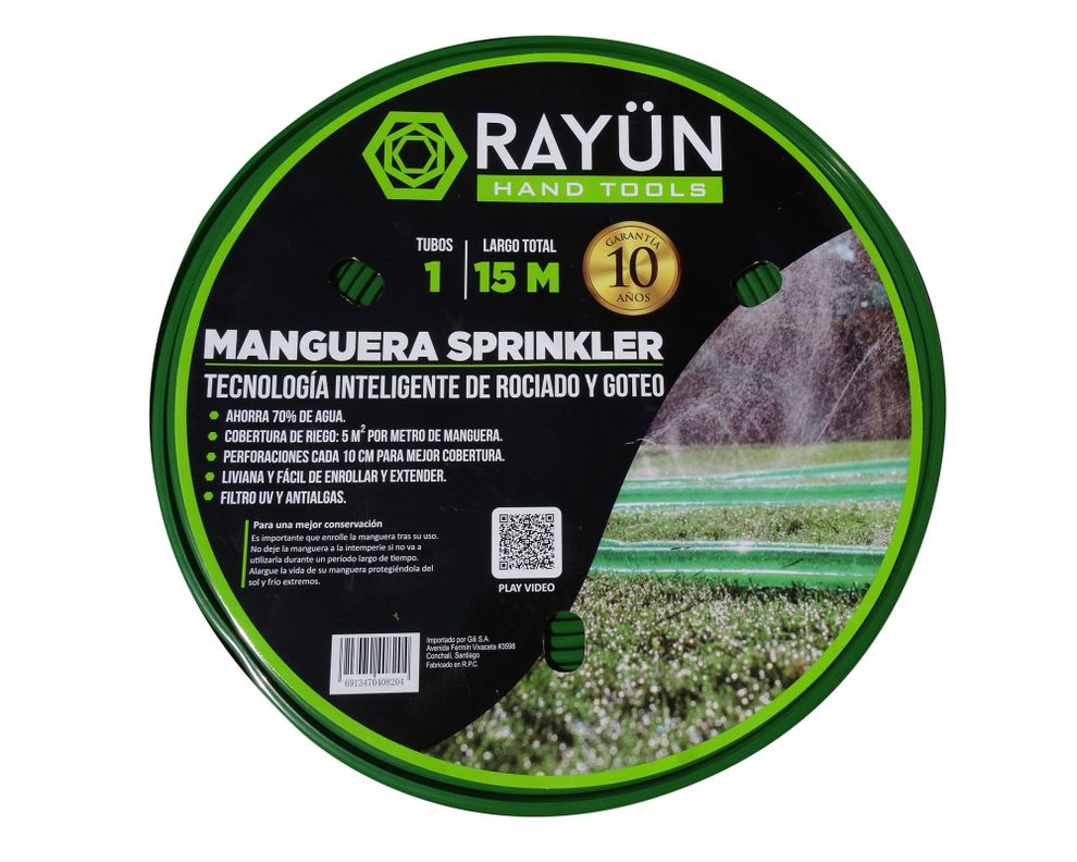 Manguera Agri Sprinkler 1/2"x15M Rayun-1