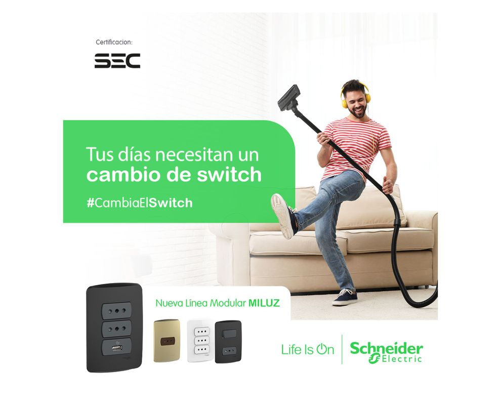 Tapa simple Miluz metal grafito Schneider Electric-1