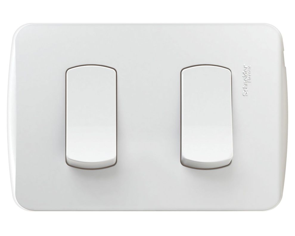 Interruptor doble 9/15 16A Miluz blanco Schneider Electric-0